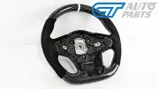 Carbon CF Alcantara White Line /Stitching Steering Wheel For Toyota SUPRA GR A90 (for: Toyota)