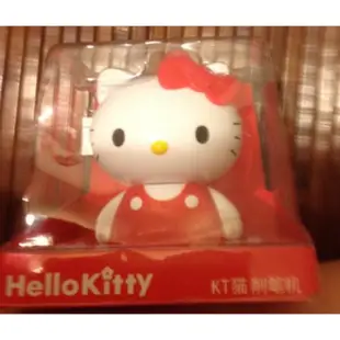 競標 全新Hello Kitty 凱蒂貓 3D立體公仔 手搖削鉛筆機 可愛削筆器 削筆機