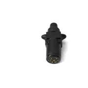 Elinz Trailer Plug 7 PIN Small Round Plastic Connector Adaptor Socket Car Caravan Boat 1x