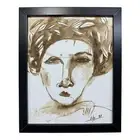 PAINTING ASPHALT ON CANVAS PANEL (FRAME INCLUDED) CUBAN ART 8”X10” By LISA.