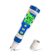 Pool Salt Tester, Digital Salinity Tester for Saltwater Aquarium, 5 in 1 pH a...