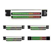 Mini Dual 12 Stereo Level Indicator Lamp Kit with Adjustable Speed and Light Compact Size TI Signal Isolation LED Displa