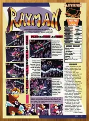 1995 Rayman PS1 Playstation 1 PREVIEW Print Ad/Poster Authentic Video Game Art