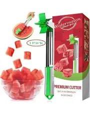 Watermelon Slicer Cutter Stainless Steel Windmill Watermelon Cutter Knife USA