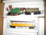 HO SCENIC RAILROAD TRAIN SET PRR 0-4-0 OLD TIME LOCO PENNSYVANIA R.R. PRR PENN