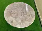 Rose Quartz Stone Coffee Table Counter Hotel Bar Table Moden Kitchen Furniture