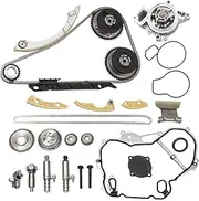 X AUTOHAUX 1 Set Timing Chain Kit for GM Ecotec 2.2L 2.4L for Chevrolet Equinox Captiva Sport HHR Cobalt No.12608580/12621505
