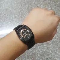 在飛比找Yahoo!奇摩拍賣優惠-鐵達時 3.6/18 ＜逆跳＞TITUS 特殊錶款 高檔黑錶
