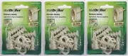 3 Hillman WallDriller 50 lb. White Nylon Drywall Picture Hook Hanger 6 pk 122405
