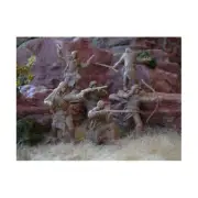 Paragon Scenics & Miniatures Historical Mini 54mm Apache Indians Set Pack New