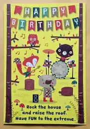 Happy Birthday Greeting Card/Large Format/ (+ Envelope 5.5x8.0").