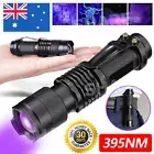 UV Ultra Violet LED Flashlight Blacklight Light 395 nM Inspection Lamp Torch MEL