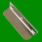 10x 40mm Nickel Plated Right Angled Mortice Striking Plate Drawer Latch Lock