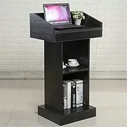 Lectern Podium Stand, Lectern Podium Stand,Lectern Podium Stand,Lectern Teachers Training Podium Table Reception Welcome Speaking Desk Parking Consultant Hosting Front Desk,Black-One Size