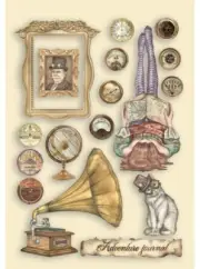 Stamperia Wooden Shapes A5 Cat, Lady Vagabond Lifestyle