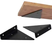 Triangle Bracket Triangle Shelf None Wall Mounted White Black Heavy Duty Steel