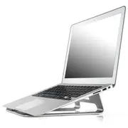 TODO Universal 11" - 15" Macbook Laptop Stand Aluminum Alloy Ergonomic Silver