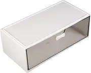 Parliky Stackable Plastic Drawers Desktop Storage Box Makeup Organizer Desk Organizer Stationery Storage Box
