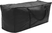 Patio Cushion Storage Bag Waterproof Heavy Duty 210D Oxford Cloth Patio Protective Bags with Handle and Zipper Dustproof UV Protection for Christmas Tree Storage Home Outdoor 120x40x55cm (210D M)