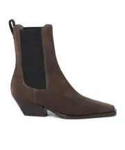 Pointed ankle boots 38.5,38,40 brown