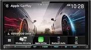 KENWOOD DMX908S EXCELON 6.95 Inch LCD Touchscreen Digital Multimedia Receiver, Wireless Apple CarPlay and Android Auto, Double Din, AM/FM HD Radio, Bluetooth, USB Port, iDatalink Maestro, SiriusXM