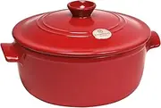 Emile Henry EH ROUND STEWPOT 4L BURGUNDY