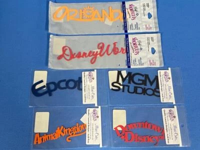Griff’s Shortcuts MiniCuts Scrapbooking Disney World Laser Cut Park Titles Names