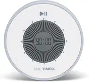 TIME Timer Twist 90 Minute Digital Countdown Clock - Classroom Learning for Kids, Home School Learning Tool, Desk Clock for Teachers, Practice and Kitchen Timer (Pale Shale)