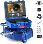 Self-Leveling Sewer Camera, Sewer Inspection Camera with 230 Ft. Cable & Digital