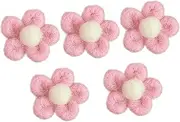 [SHERCHPRY] Dorable 5pcs Felt Flower Brooches Boys and Girls Corsage Pins Chic and Safe for Dresses Bags Headwear