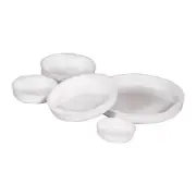 Plastic End Caps for Mailing Tubes, 3 Inch Diameter, White (52 Pack)
