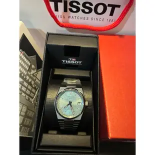 Tissot PRX 機械錶 新款冰藍配色 女款35mm✨