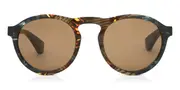Alyson Magee AM5011 167 Men's Sunglasses Black Size 49