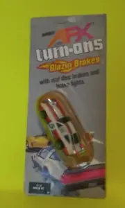 AFX CHEVY MONZA WHITE/R/B/O SLOT CAR NOS 1978 ORIGINAL MINT UNPUNCHED BLAZIN'BRK