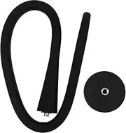 VOANZO Front Loader Washing Machine Door Support Bracket - Essential Accessories to Keep Door Open Black Aluminum/Silicone 16.3" Bracket 1.7" Suction Cup