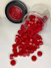 100 Count Rose Red Sealing Wax Beads
