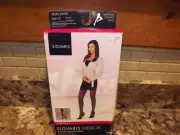 Sigvaris Pantyhose 20-30mmHg Dark Navy Size LS NEW Compression Stockings, Blue