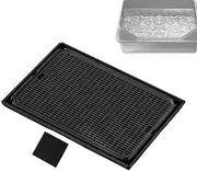 Litter Box Mat | Non-slip Litter Box Mat with Double Layers | Waterproof Urine-Proof Trapping Pads Non-Slip Pet Accessories for All Breeds, Indoor & Outdoor