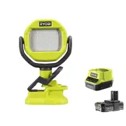 Ryobi RLC18-0 LED Torch Clamp Battery 18V ONE+ 100 Lumens Kit 2.0 Ah