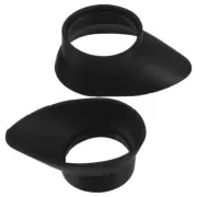 2 Pcs Telescope Cover Accessories Mini Microscope Eyepiece Protective Cup