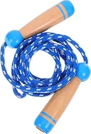 Abaodam Jump Rope for Boys and Girls Wooden Skipping Rope Adjustable Length Great for Fitness Coordination