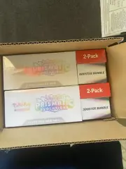 Pokemon TCG Prismatic Evolutions COSTCO BUNDLES ( 2x ETB & 2x Booster Bundle)