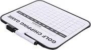Milisten Golf Scoreboard Erasable Whiteboard with Pen Portable Double Sided Dry Erase Board for Accurate Scorekeeping for Golf Outings and Training Sessions