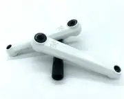 DEMOLITION BMX REVOLT BICYCLE CRANKS WHITE