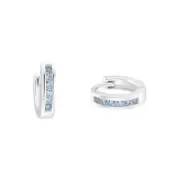 Princess Lillifee Children Earrings Creole Silver Zirconia Blue 2036438