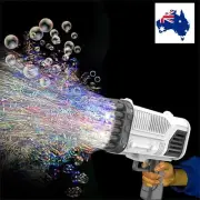 Bubble Gun 36Hole Bubble Bazooka Gun Kid Rocket Launcher Bubble Machine