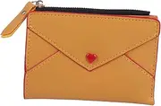 [WRITWAA] Love Card Bag Small Change Wallet Multiple Card Slots Pu Material Lightweight and Safe for Daily Use
