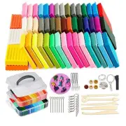 Ozoffer DIY 115x Polymer Clay Blocks Oven Bake Modelling Sculpting Carving Tool