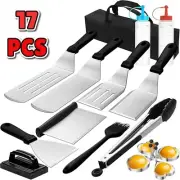 17PCS Griddle Accessories Kit for Blackstone Flat Top Grill Outdoor BBQ Tool