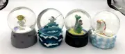 3.5" Glitter Snow Globe (Dinosaur, Spaceman, Unicorn, Dolphin)